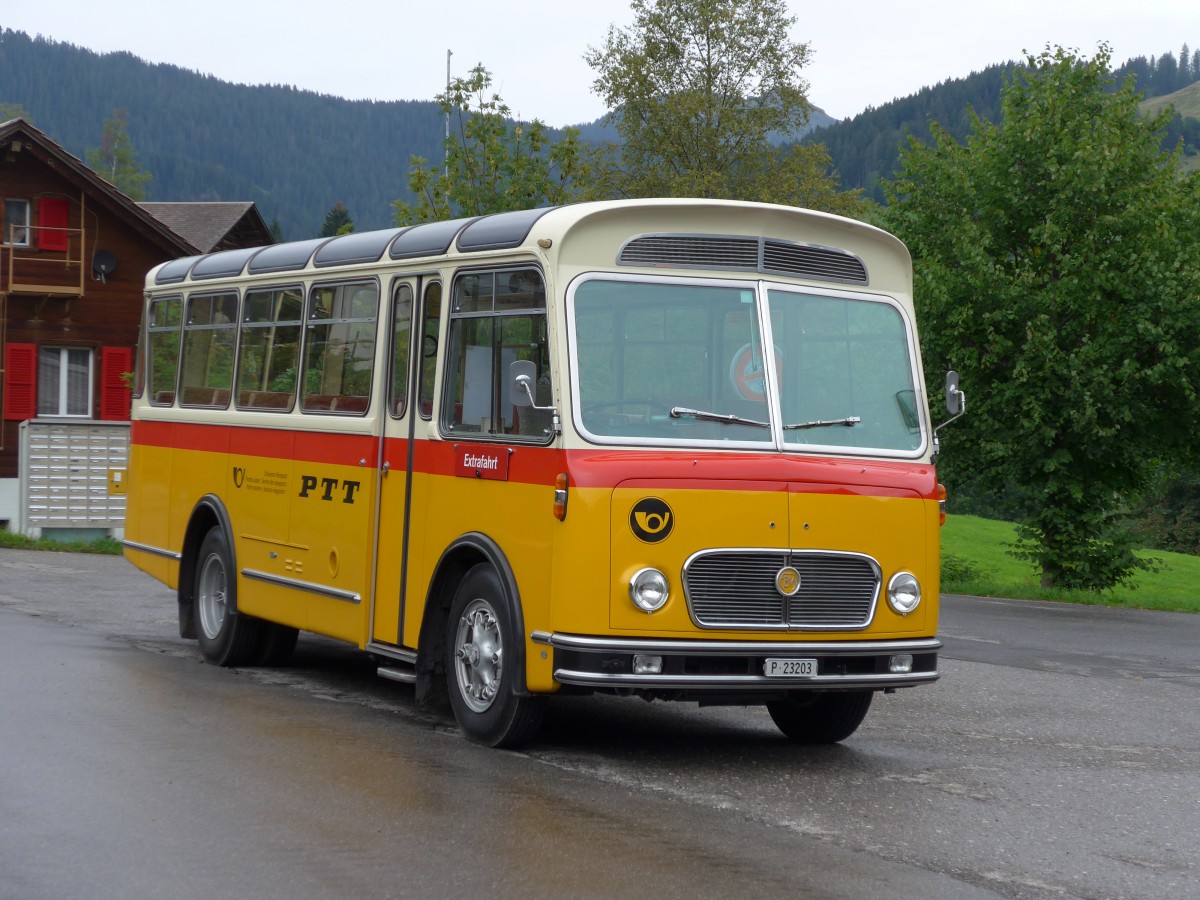 (163'796) - Rentsch, Gunten -  P 23'203  - FBW/Gangloff (ex P 23'203; ex P 21'003) am 23. August 2015 in Habkern, Zundli