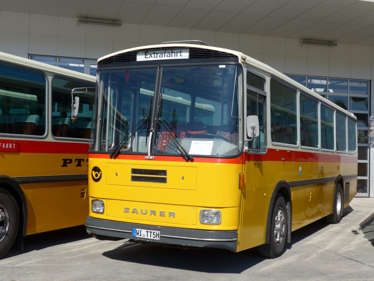 (163'888) - Aus Deutschland: Wittgen, Wiesbaden - WI-TT 5H - Saurer/Tscher (ex Schr, Aegerten; ex P 24'239) am 29. August 2015 in Oberkirch, CAMPUS Sursee