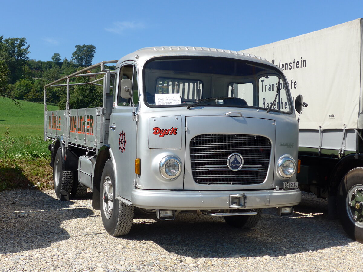 (164'029) - Dysli, Bern - BE 1553 U - Saurer am 29. August 2015 in Oberkirch, CAMPUS Sursee