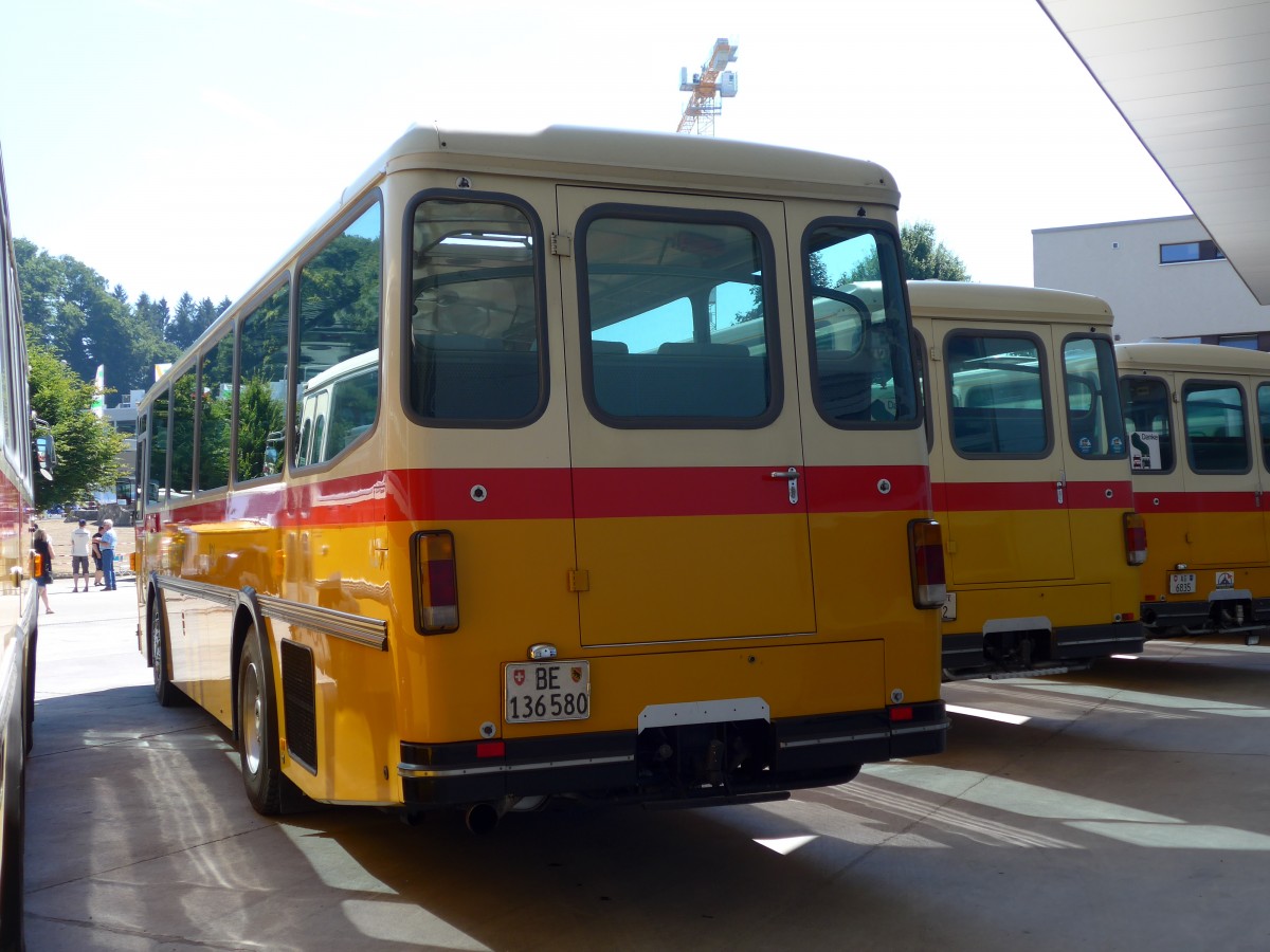 (164'141) - Schumacher, Liebefeld - BE 136'580 - Saurer/Tscher (ex Zimmermann, Niederwangen; ex P 24'289) am 29. August 2015 in Oberkirch, CAMPUS Sursee