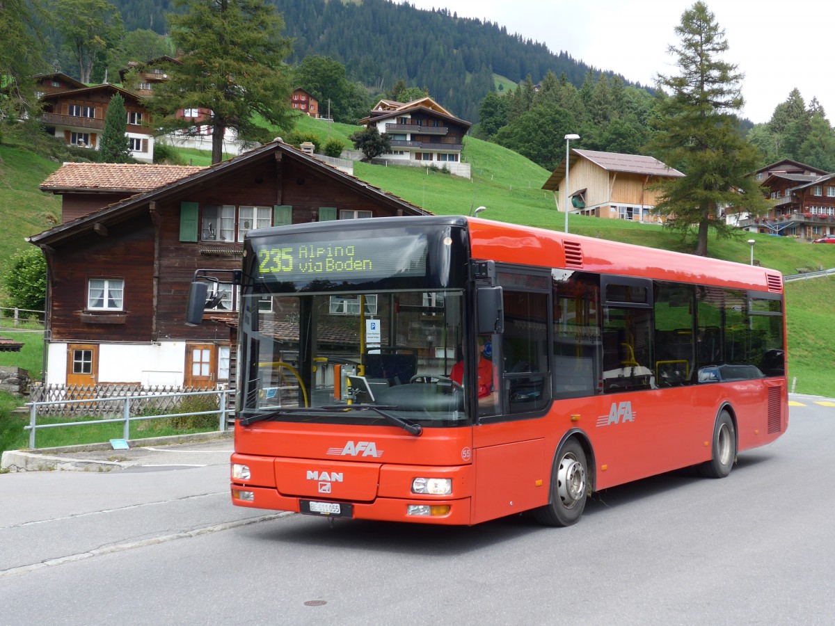 (164'435) - AFA Adelboden - Nr. 55/BE 611'055 - MAN/Gppel am 6. September 2015 in Adelboden, Oey