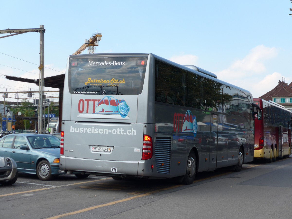 (164'556) - Ott, Steffisburg - BE 657'249 - Mercedes am 10. September 2015 in Thun, CarTerminal