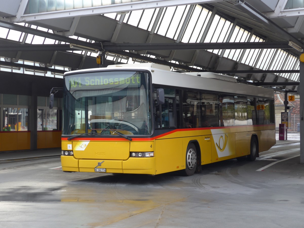 (164'608) - Steiner, Ortschwaben - Nr. 4/BE 162'774 - Volvo/Hess am 13. September 2015 in Bern, Postautostation