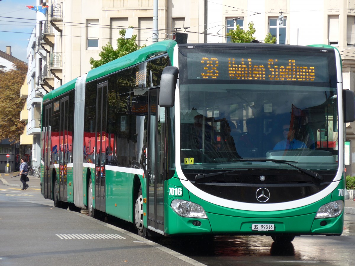 (164'723) - BVB Basel - Nr. 7016/BS 99'316 - Mercedes am 14. September 2015 in Basel, Wettsteinplatz