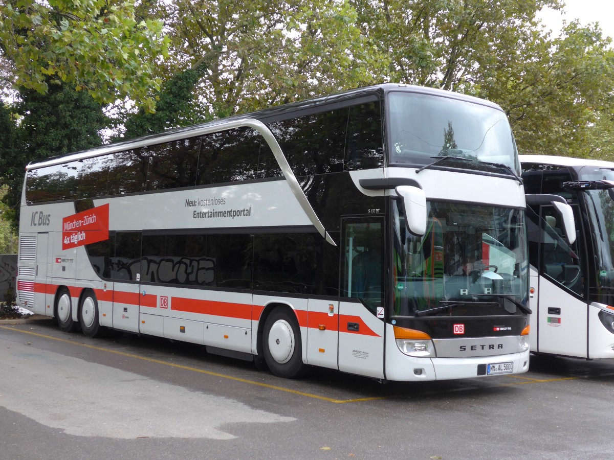 (164'950) - Aus Deutschland: Arzt, Neumarkt - NM-AL 5000 - Setra am 17. September 2015 in Zrich, Sihlquai