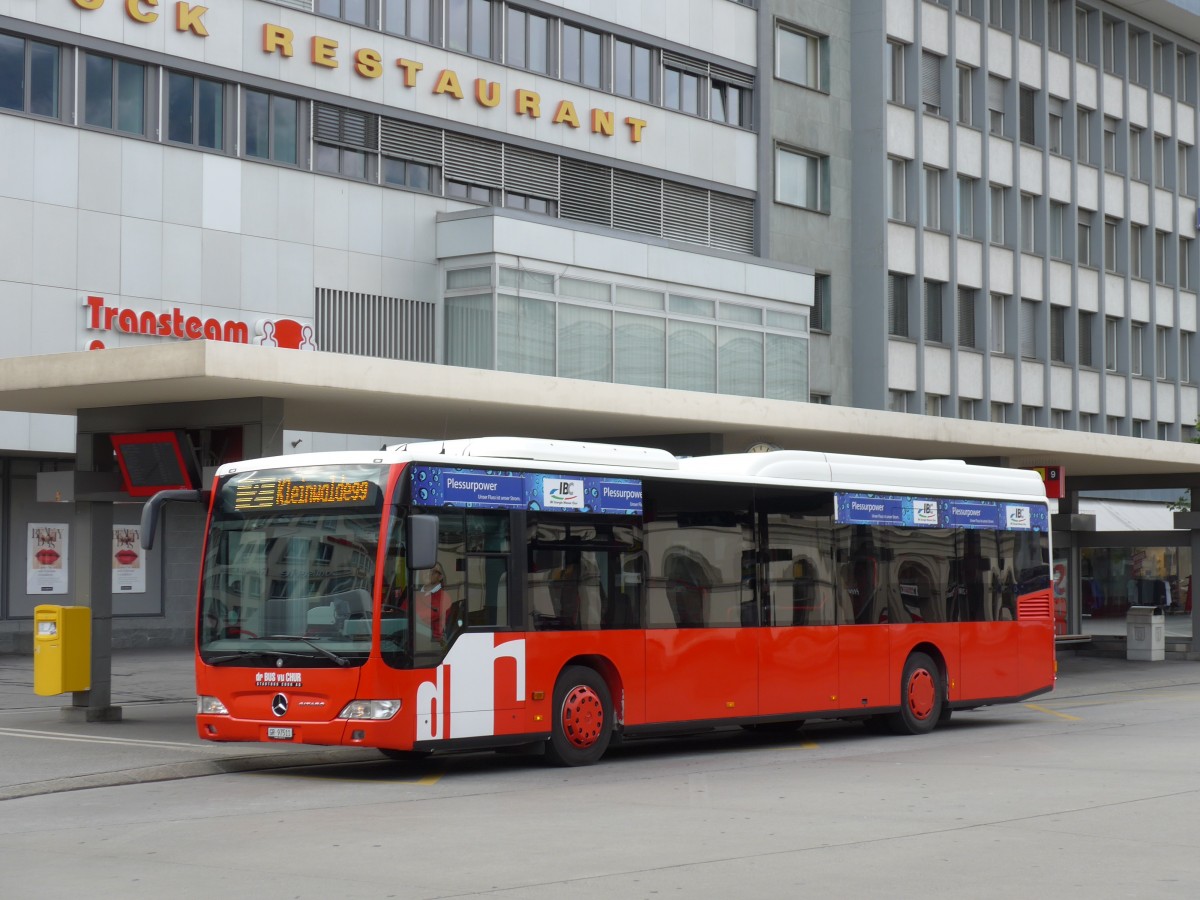 (165'217) - SBC Chur - Nr. 11/GR 97'511 - Mercedes am 19. September 2015 beim Bahnhof Chur