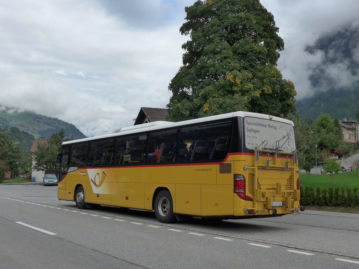 (165'244) - PostAuto Graubnden - GR 170'161 - Setra am 19. September 2015 in Andeer, Tgavugl