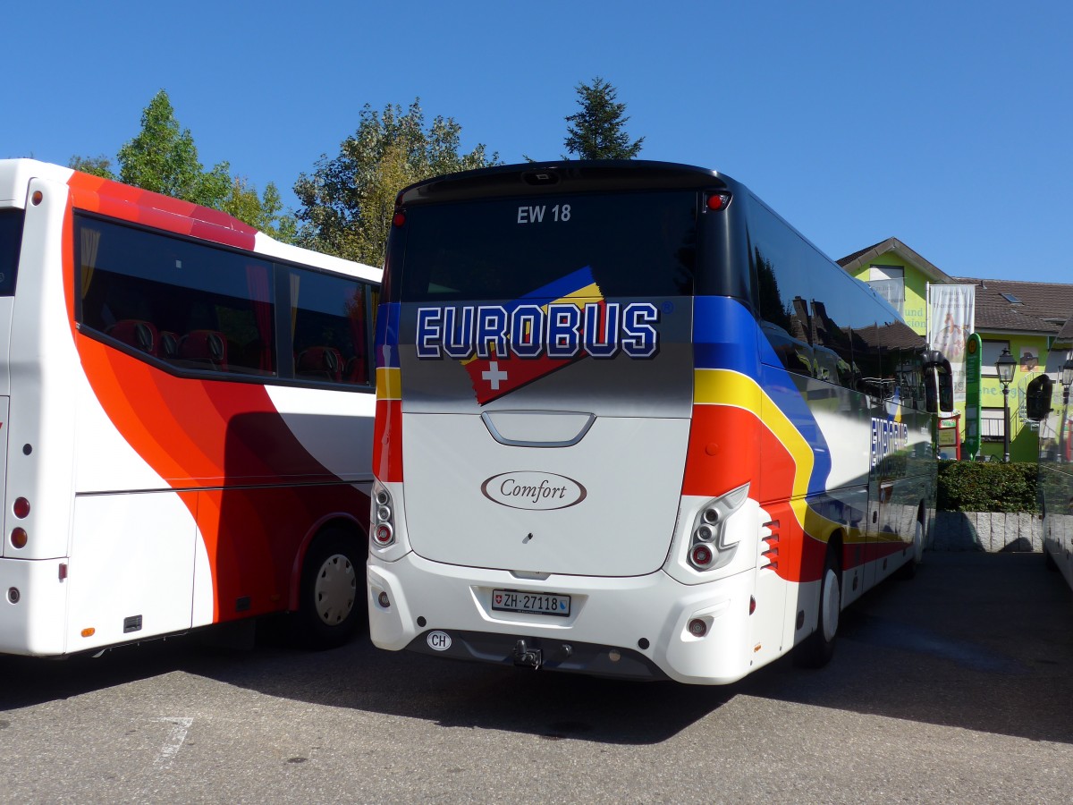 (165'479) - Aus der Schweiz: Welti-Furrer, Bassersdorf - Nr. 18/ZH 27'118 - VDL am 21. September 2015 in Rust, Europapark