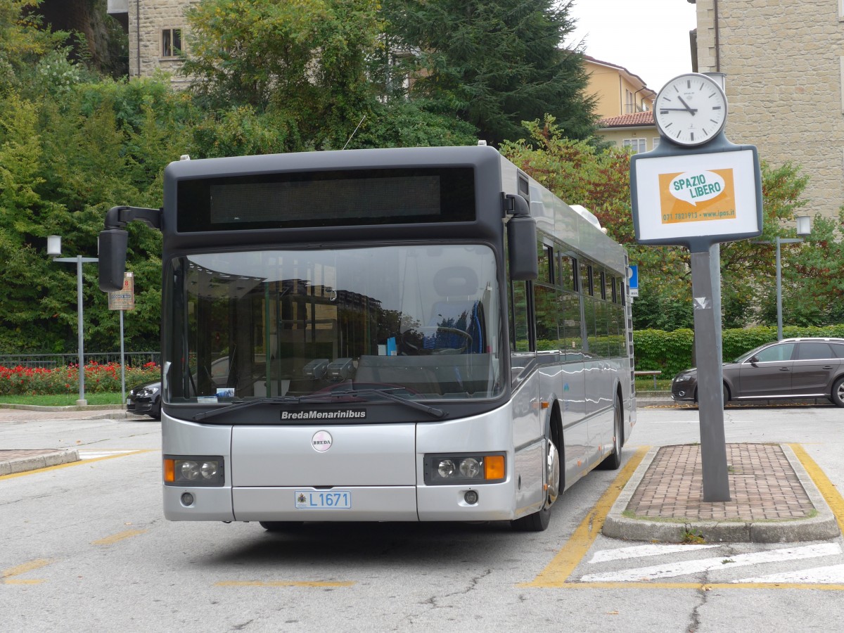 (165'647) - AASS San Marino - L1671 - BredaMenarinibus am 24. September 2015 in San Marino