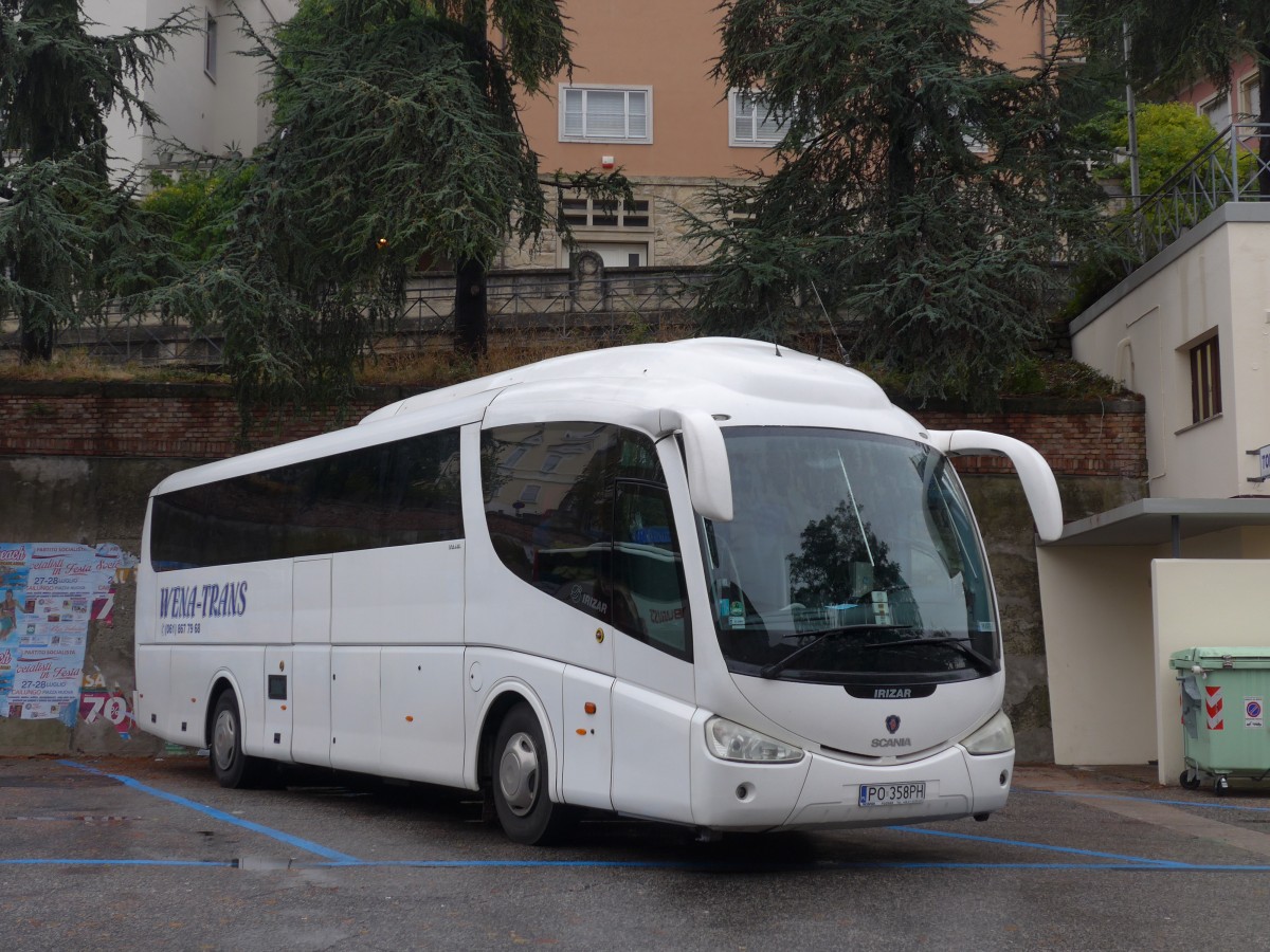 (165'723) - Aus Polen: Wena-Trans, Poznan - PO 358PH - Scania/Irizar am 25. September 2015 in San Marino