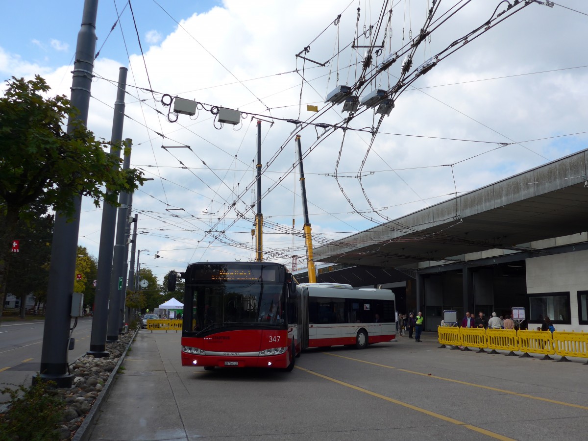 (165'889) - SW Winterthur - Nr. 347/ZH 766'347 - Solaris am 26. September 2015 in Winterthur, Depot Grzefeld