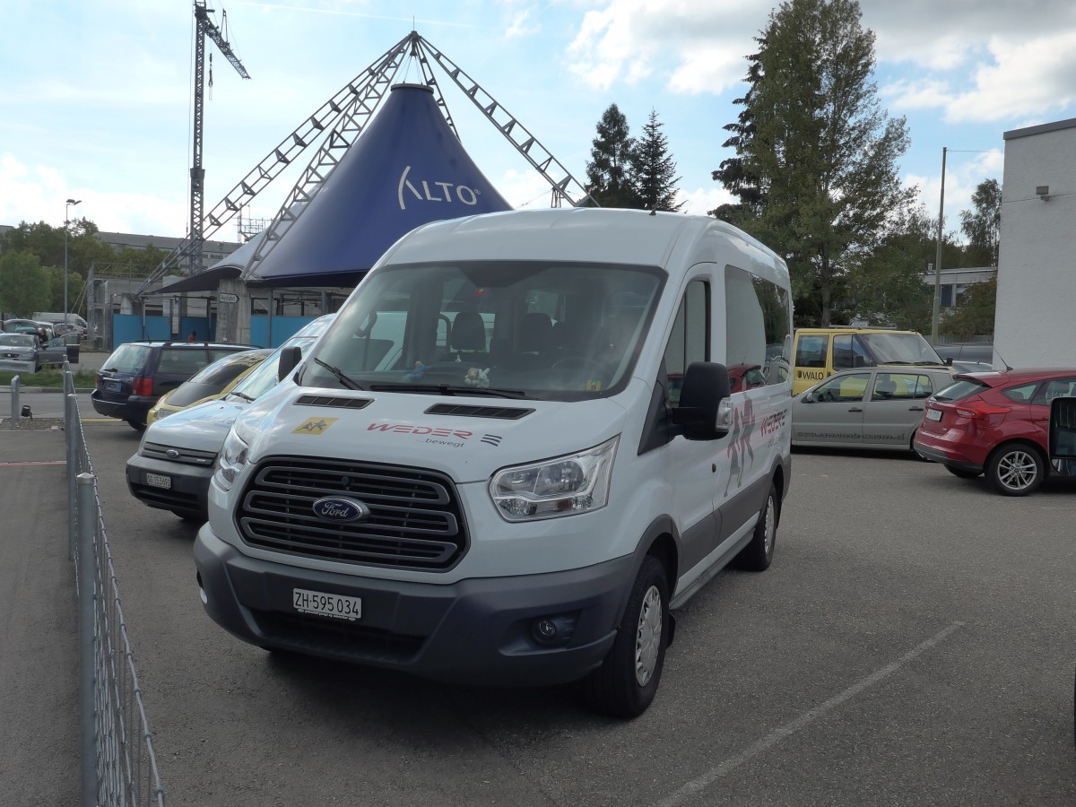 (165'903) - Weder, Schaffhausen - Nr. 23/ZH 595'034 - Ford am 26. September 2015 in Winterthur, Grzefeld