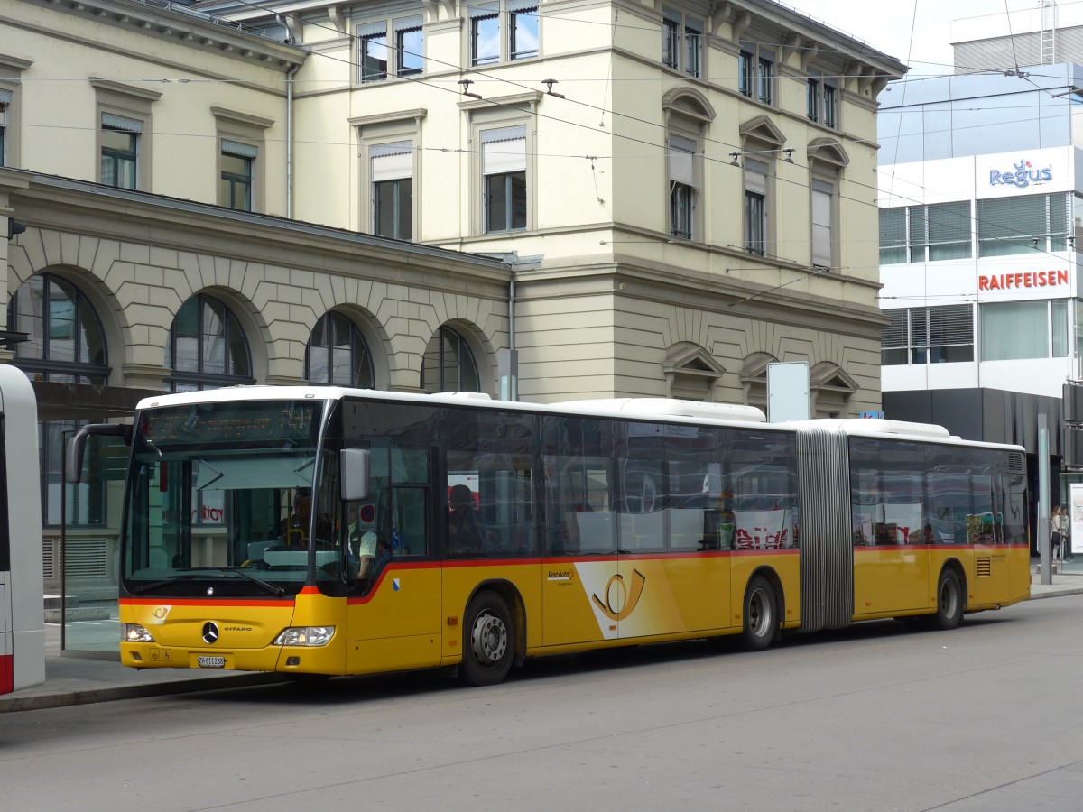 (165'923) - Moser, Flaach - Nr. 278/ZH 611'288 - Mercedes am 26. September 2015 beim Hauptbahnhof Winterthur