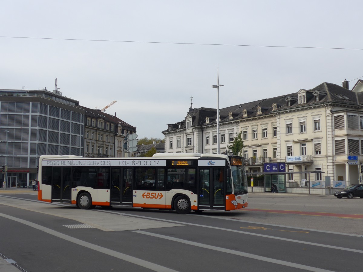 (166'471) - BSU Solothurn - Nr. 96/SO 172'096 - Mercedes am 24. Oktober 2015 beim Hauptbahnhof Solothurn