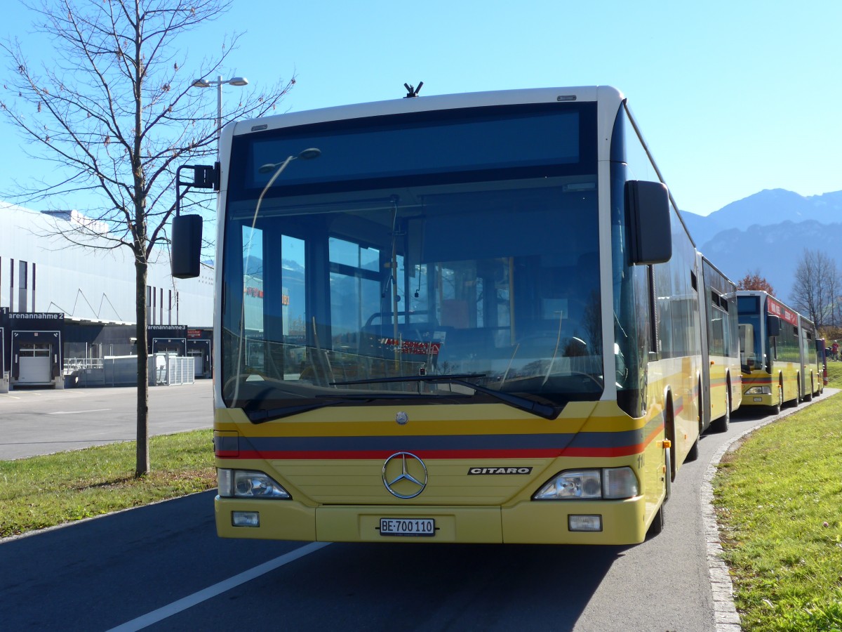 (166'579) - STI Thun - Nr. 110/BE 700'110 - Mercedes am 8. November 2015 in Thun, Arena Thun