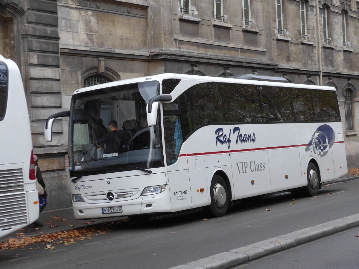 (167'089) - Aus Polen: Raf Trans, Warszawa - WN 5707G - Mercedes am 17. November 2015 in Paris, Anvers