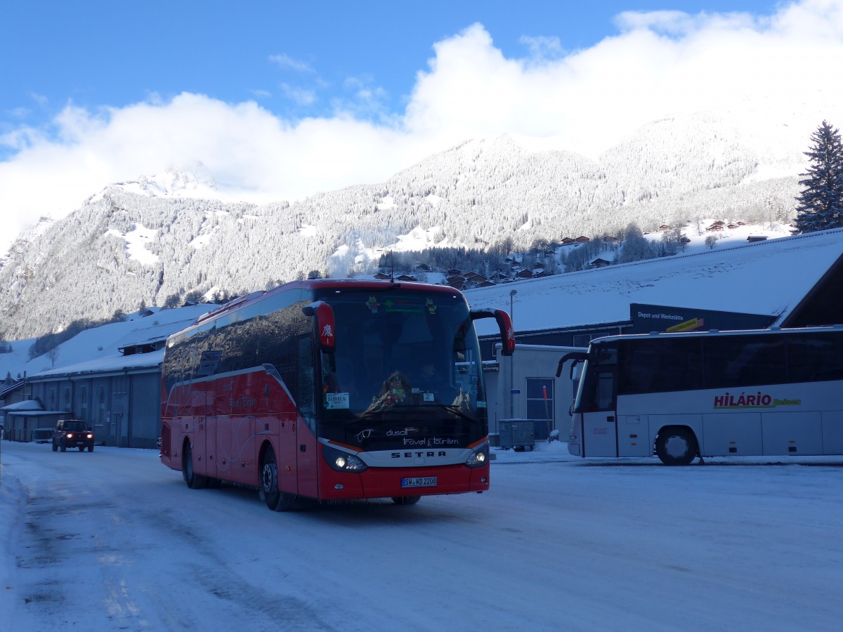 (167'479) - Aus Deutschland: Dusolt, Bergrheinfeld - SW-WD 2208 - Setra am 23. November 2015 in Grindelwald, Grund