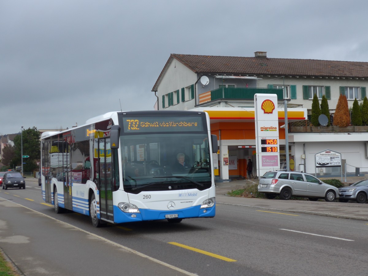 (167'500) - WilMobil, Wil - Nr. 260/SG 309'363 - Mercedes am 25. November 2015 in Wil, Rapp