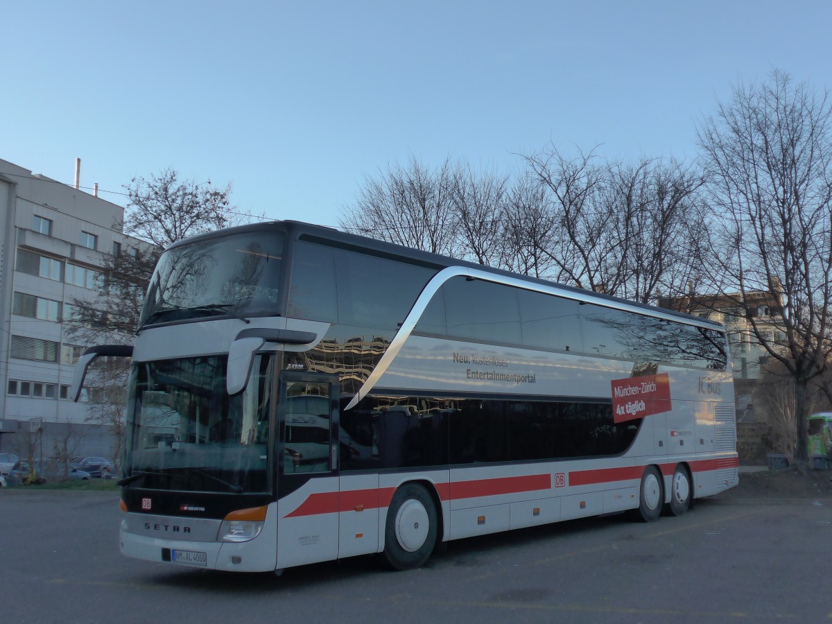 (168'037) - Aus Deutschland: Arzt, Neumarkt - NM-AL 4000 - Setra am 26. Dezember 2015 in Zrich, Sihlquai