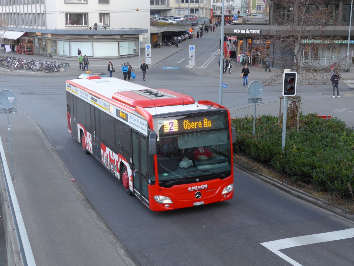 (168'095) - SBC Chur - Nr. 1/GR 97'501 - Mercedes am 29. Dezember 2015 in Chur, Post 1