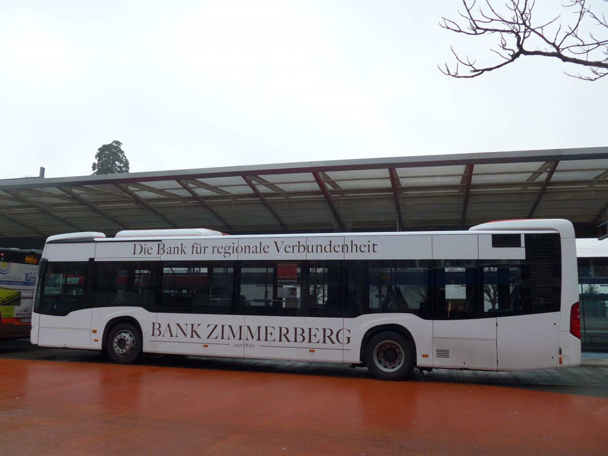 (168'193) - AHW Horgen - Nr. 653/ZH 718'226 - Mercedes am 1. Januar 2016 beim Bahnhof Horgen