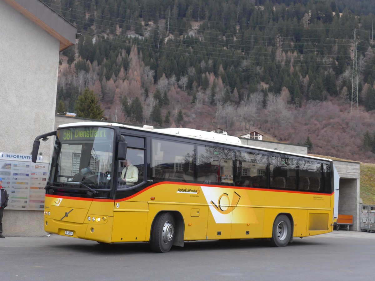 (168'233) - Demarmels, Salouf - GR 48'904 - Volvo am 2. Januar 2016 in Savognin, Post