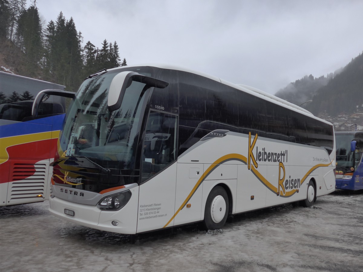 (168'352) - Kleibenzett'l, Kleinbsingen - Nr. 1/FR 62'162 - Setra am 9. Januar 2016 in Adelboden, ASB