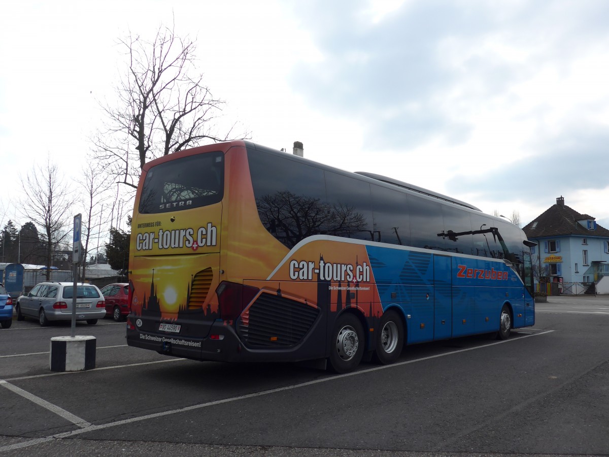 (168'734) - Zerzuben, Visp-Eyholz - Nr. 4/VS 44'590 - Setra am 18. Februar 2016 in Thun, Seestrasse