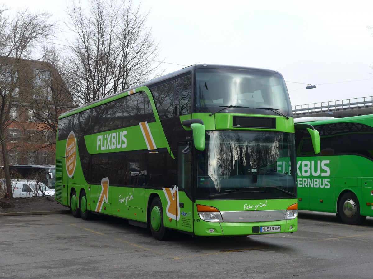 (168'858) - Aus Deutschland: Albus, Mnchen - Nr. M8049/M-EU 8049 - Setra am 24. Februar 2016 in Zrich, Sihlquai