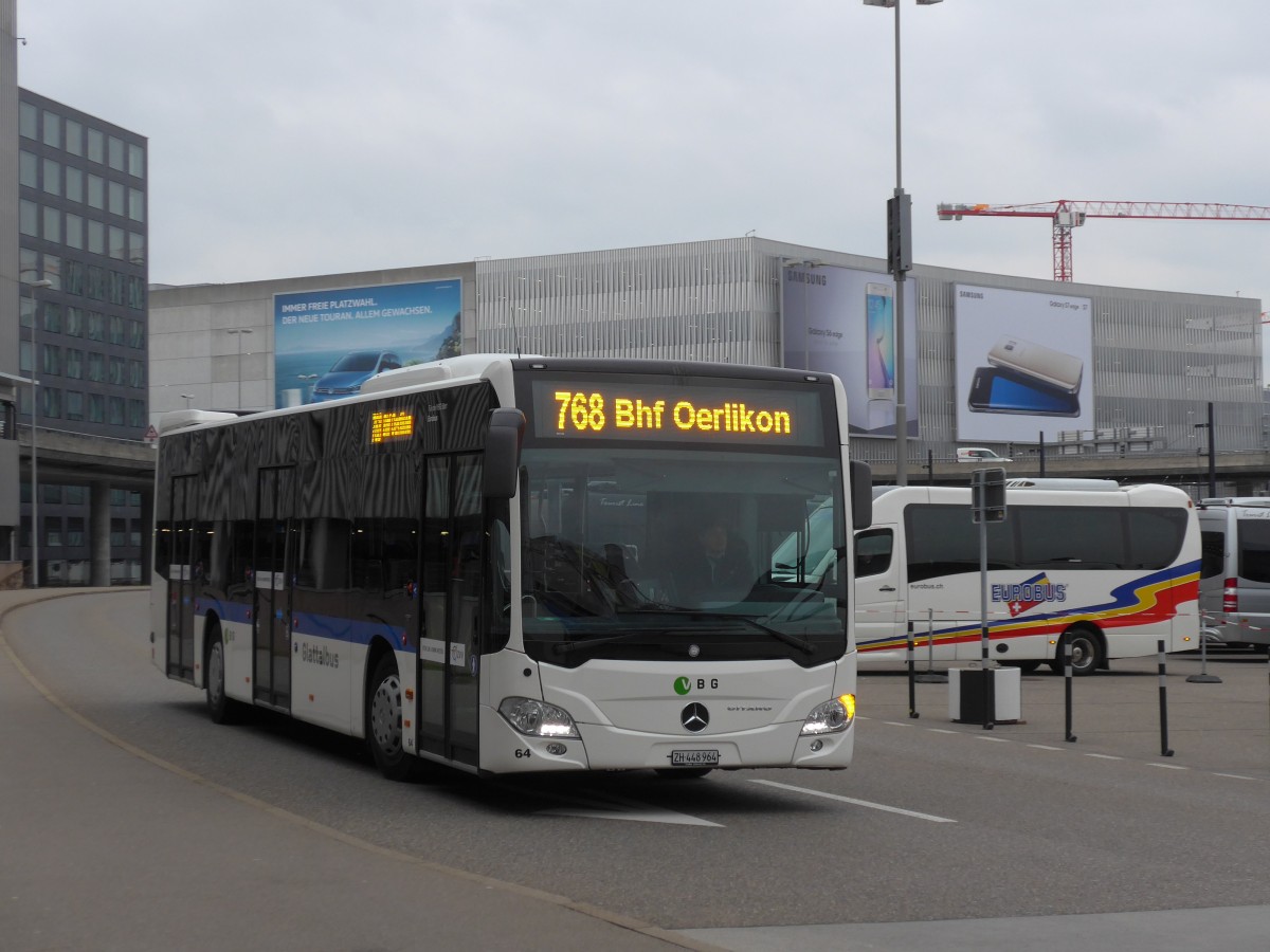 (168'895) - Welti-Furrer, Bassrsdorf - Nr. 64/ZH 448'964 - Mercedes am 24. Februar 2016 in Zürich, Flughafen