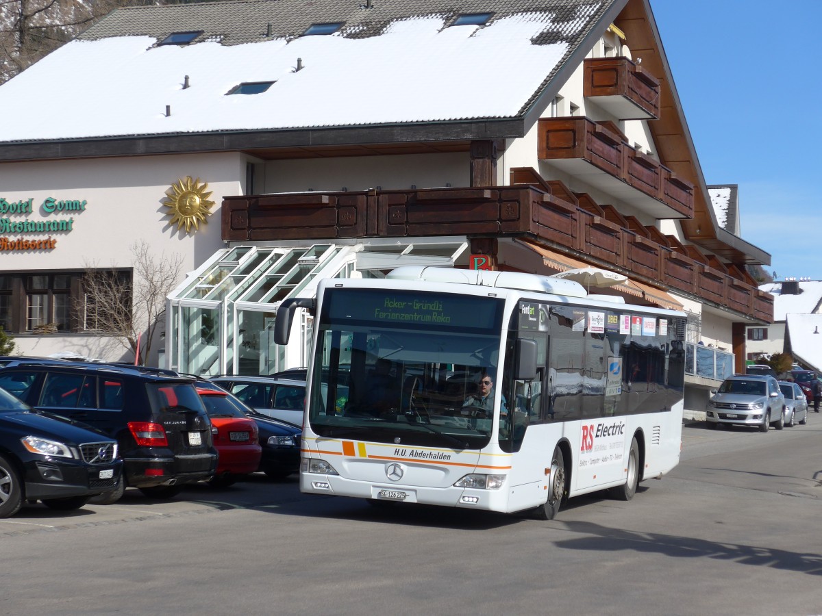 (168'974) - Abderhalden, Wildhaus - SG 126'225 - Mercedes (es LBA Vaduz/FL Nr. 3) am 27. Februar 2016 in Wildhaus, Zentrum