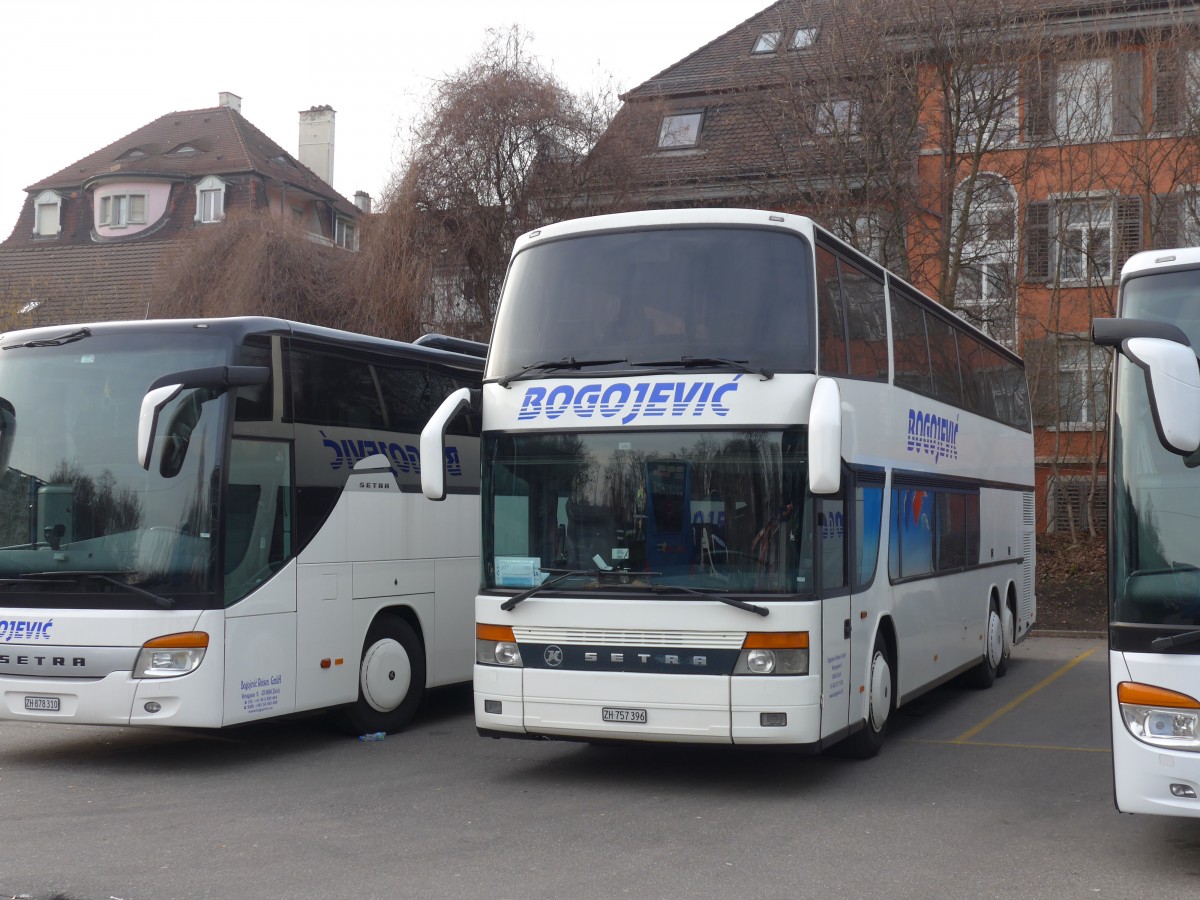 (169'006) - Bogojevic, Zrich - ZH 757'396 - Setra am 27. Februar 2016 in Zrich, Sihlquai