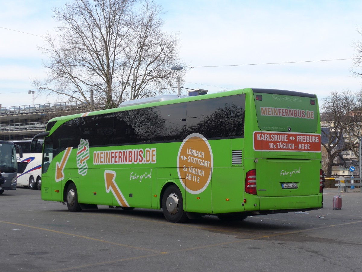 (169'007) - Aus Deutschland: Stiefvater, Binzen - L-SL 6600 - Mercedes am 27. Februar 2016 in Zrich, Sihlquai