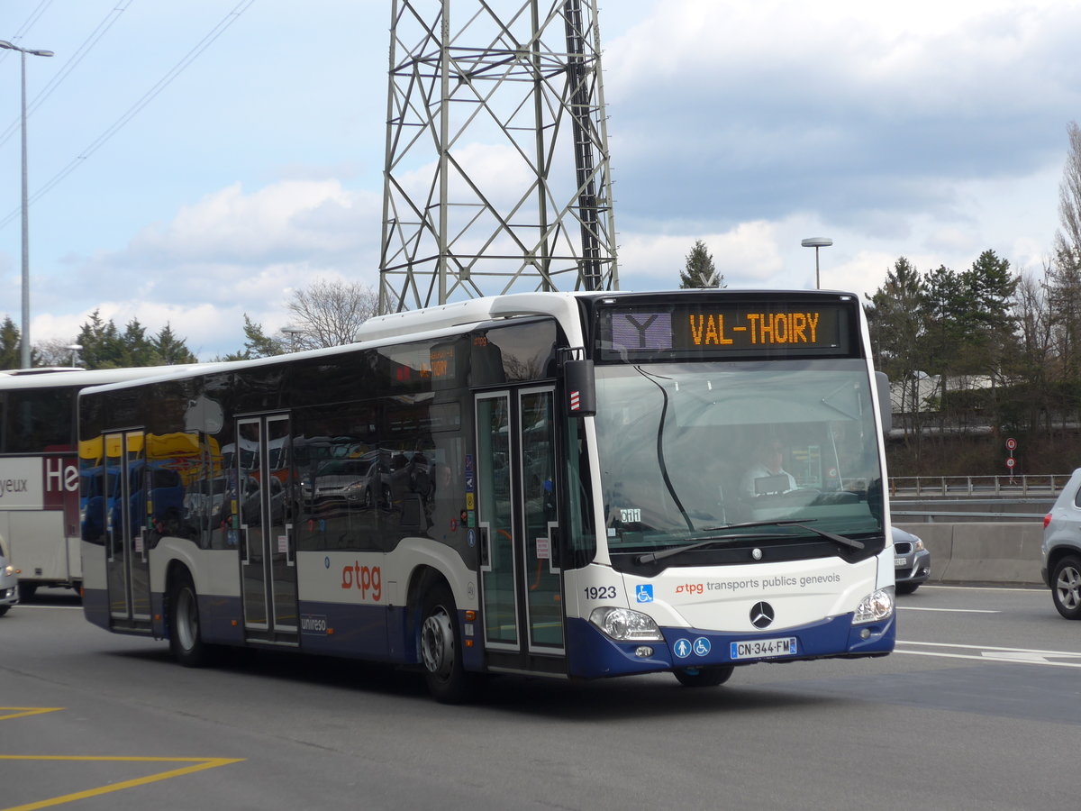 (169'208) - Aus Frankreich: RDTA Bourg-en-Bresse - Nr. 1923/CN 344 FM - Mercedes am 7. Mrz 2016 in Genve, Aroport