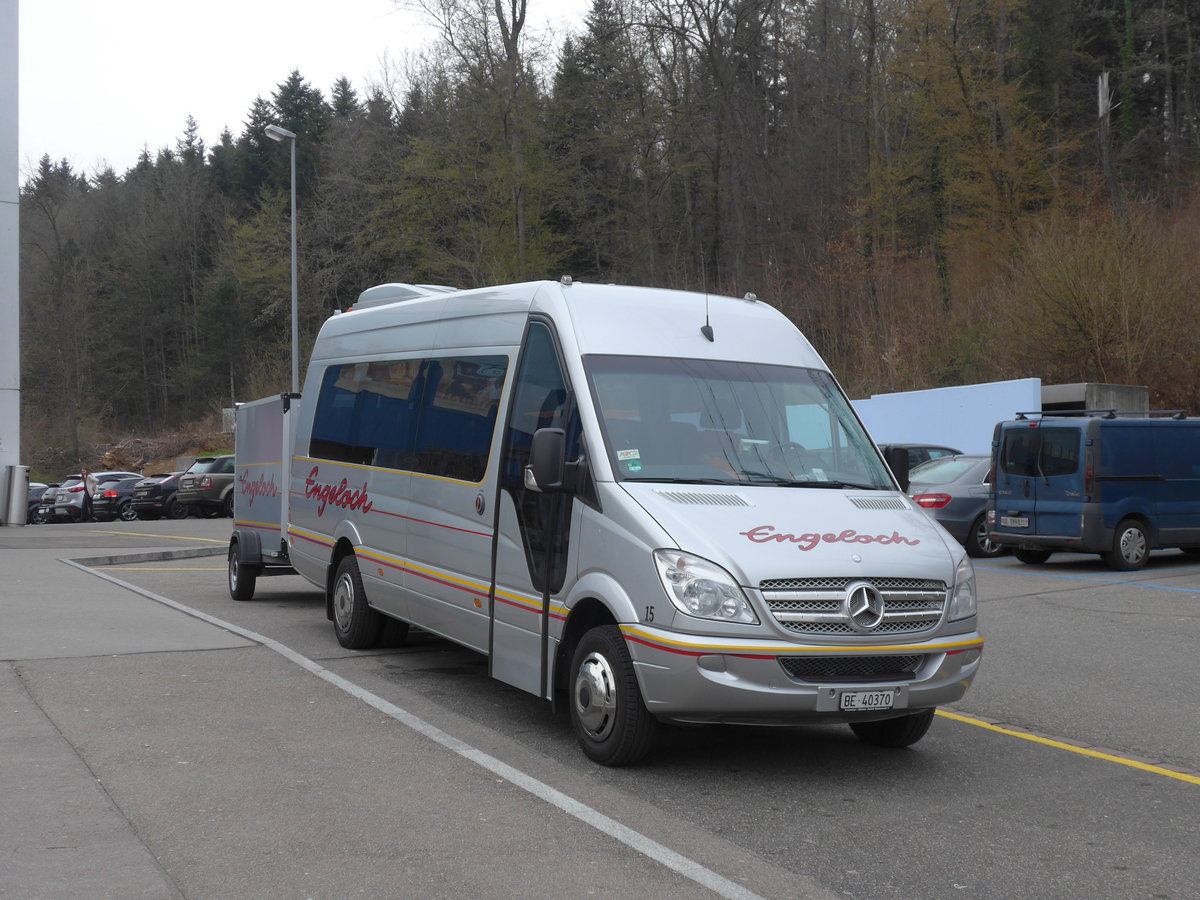 (169'714) - Engeloch, Riggisberg - Nr. 15/BE 40'370 - Mercedes am 2. April 2016 in Wrenlos, Raststtte