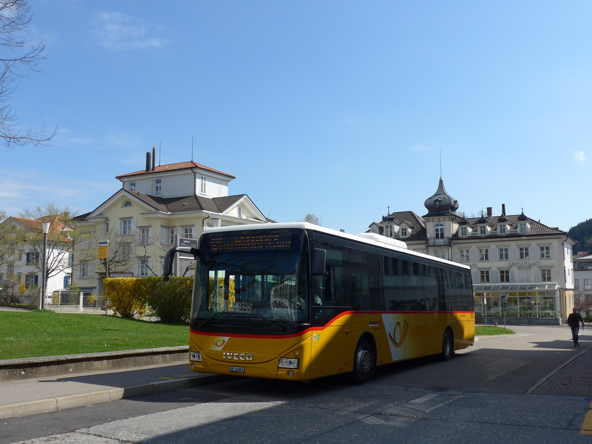 (169'898) - PostAuto Ostschweiz - AR 14'860 - Iveco am 12. April 2016 in Heiden, Post