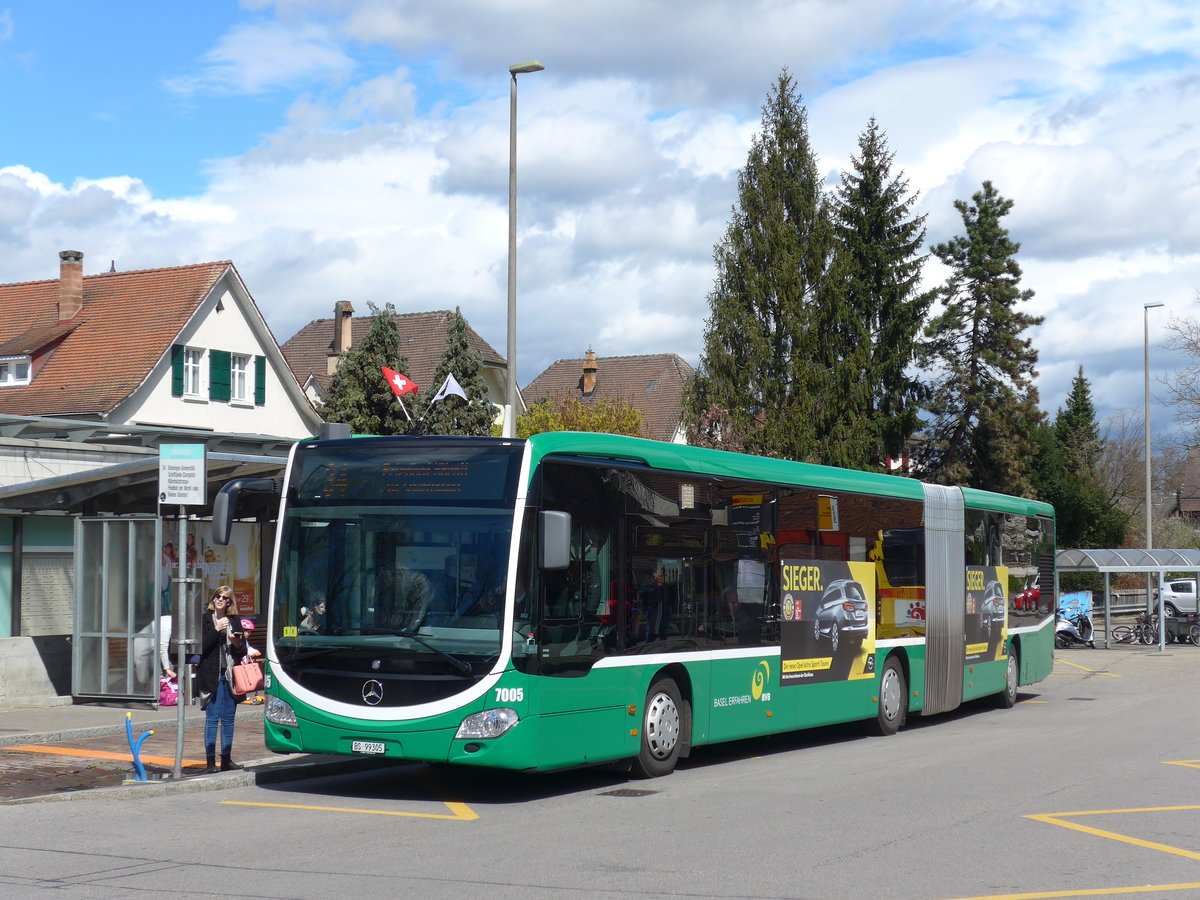 (170'122) - BVB Basel - Nr. 7005/BS 99'305 - Mercedes am 16. April 2016 in Bottmingen, Schloss