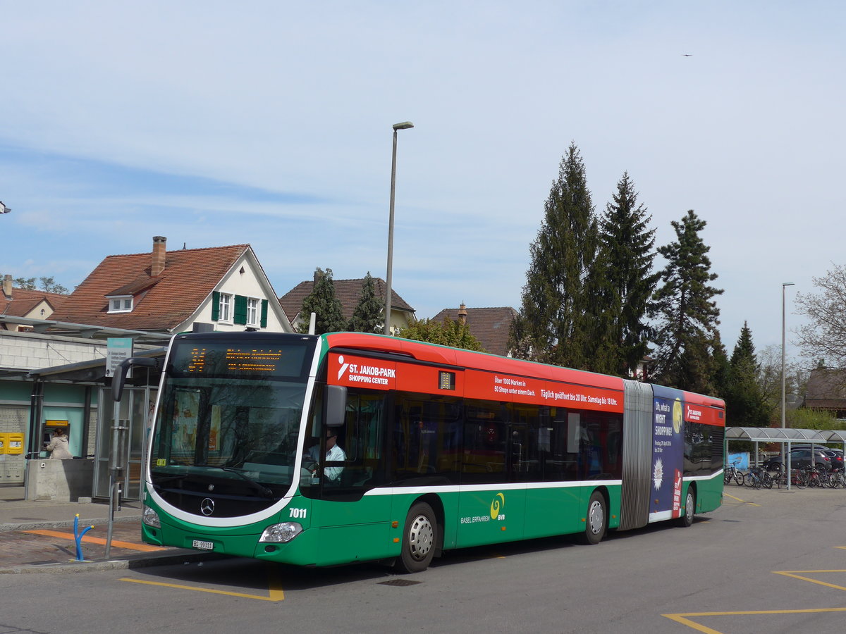 (170'280) - BVB Basel - Nr. 7011/BS 99'311 - Mercedes am 30. April 2016 in Bottmingen, Schloss