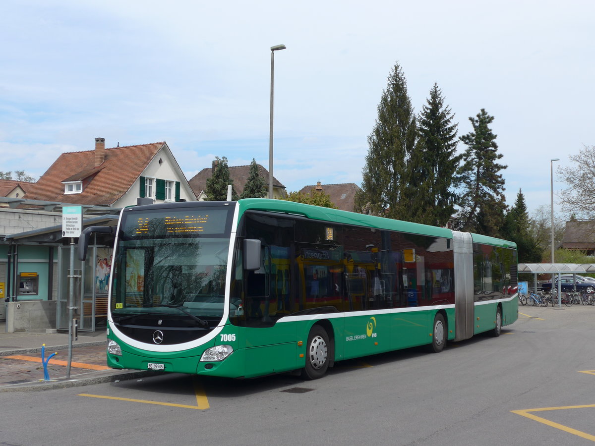 (170'312) - BVB Basel - Nr. 7005/BS 99'305 - Mercedes am 30. April 2016 in Bottmingen, Schloss