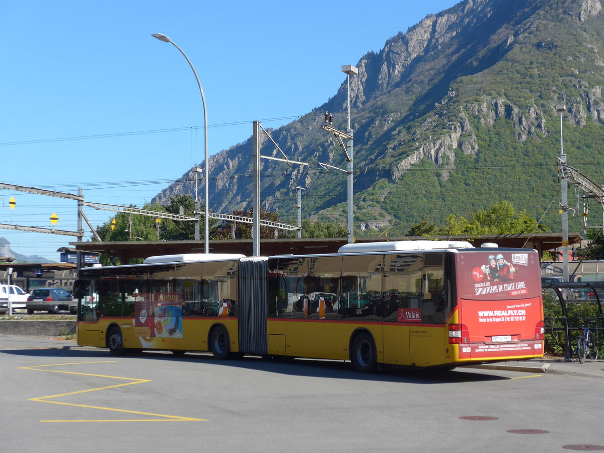 (170'346) - Buchard, Leytron - Nr. 159/VS 241'996 - MAN am 5. Mai 2016 beim Bahnhof Martigny