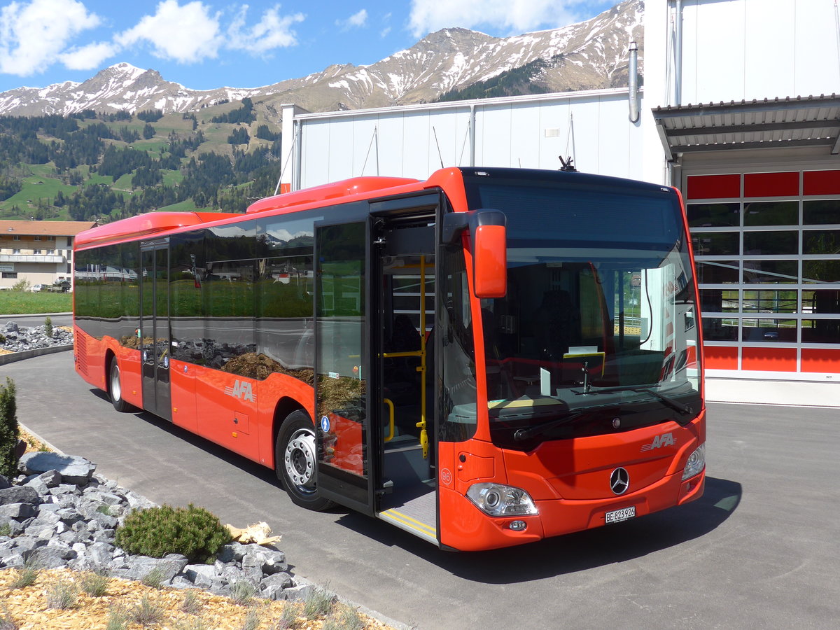 (170'432) - AFA Adelboden - Nr. 96/BE 823'926 - Mercedes am 10. Mai 2016 in Frutigen, Garage