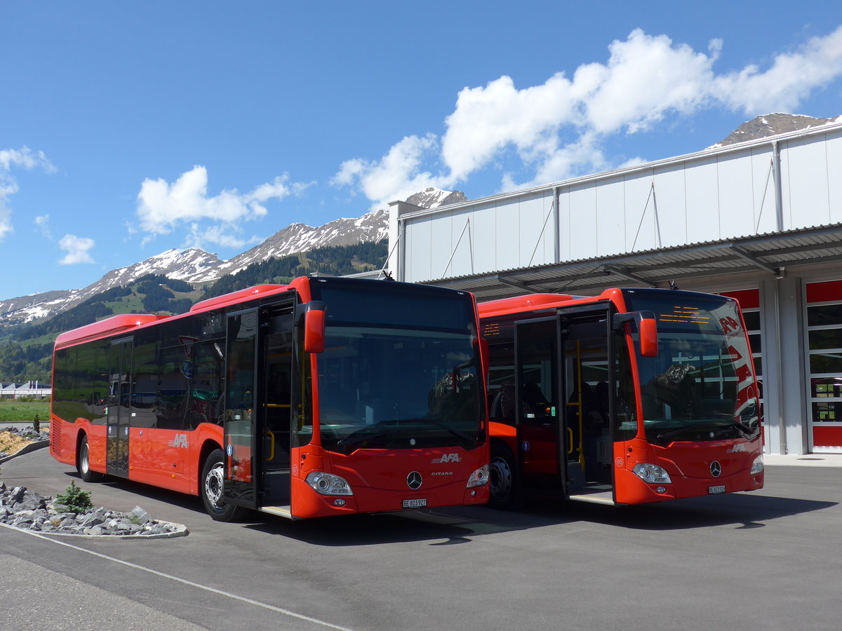 (170'440) - AFA Adelboden - Nr. 97/BE 823'927 - Mercedes am 10. Mai 2016 in Frutigen, Garage