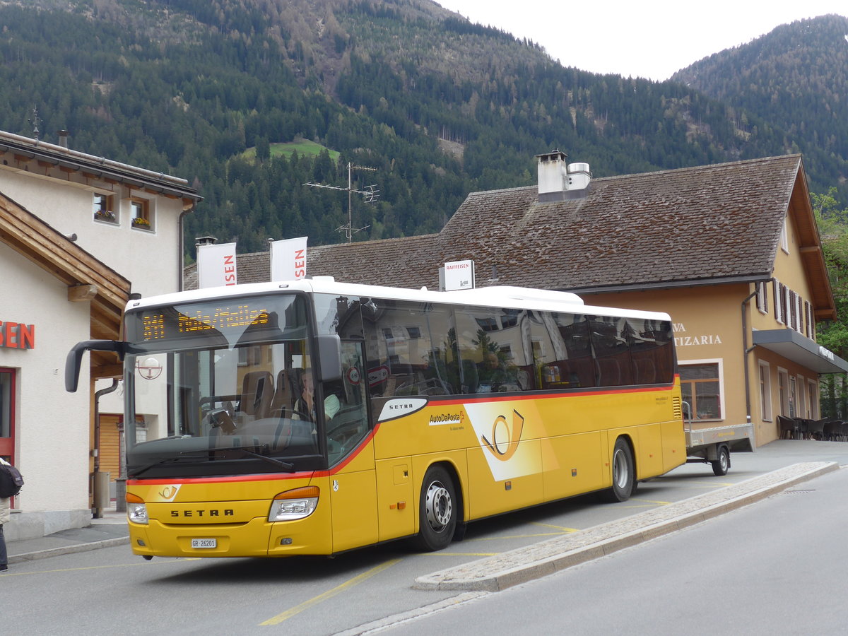 (170'899) - Terretaz, Zernez - GR 26'201 - Setra am 16. Mai 2016 in Mstair, Posta