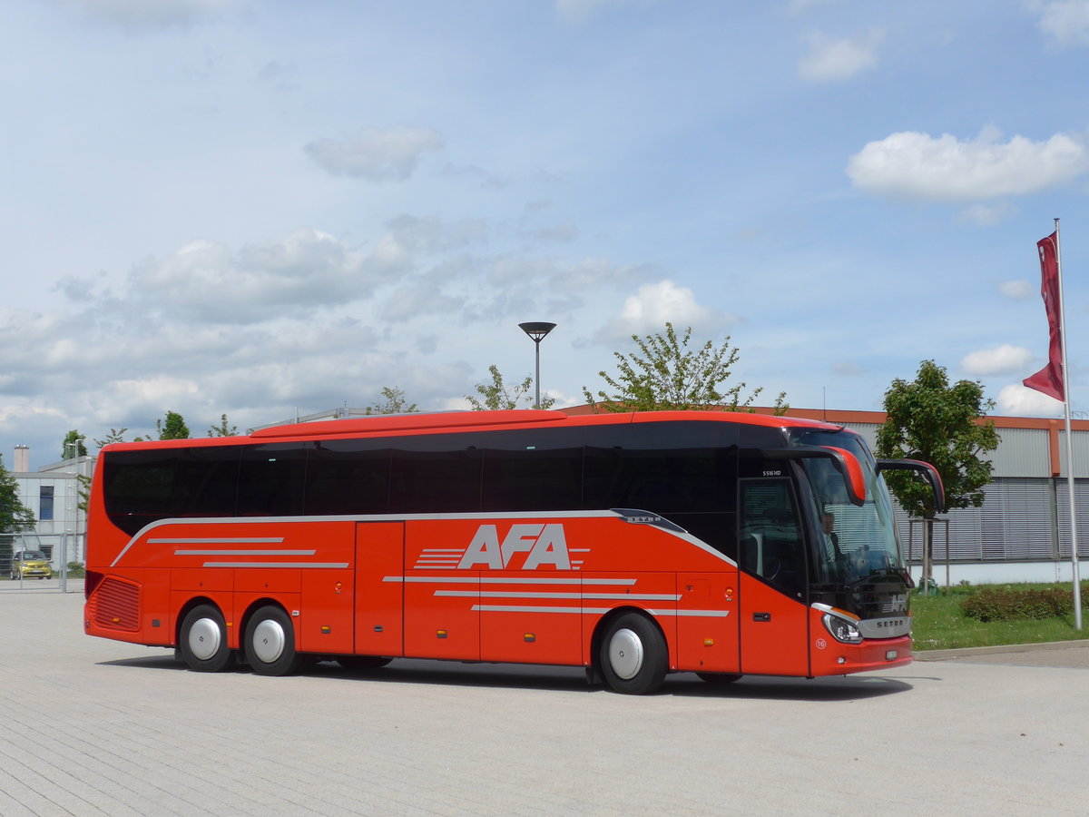 (171'178) - Fr die Schweiz: AFA Adelboden - Nr. 16/BE 21'181 - Setra am 20. Mai 2016 in Neu-Ulm, Setrawerk