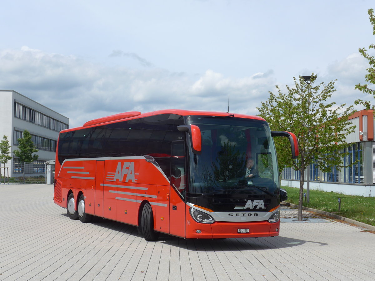 (171'180) - Fr die Schweiz: AFA Adelboden - Nr. 16/BE 21'181 - Setra am 20. Mai 2016 in Neu-Ulm, Setrawerk