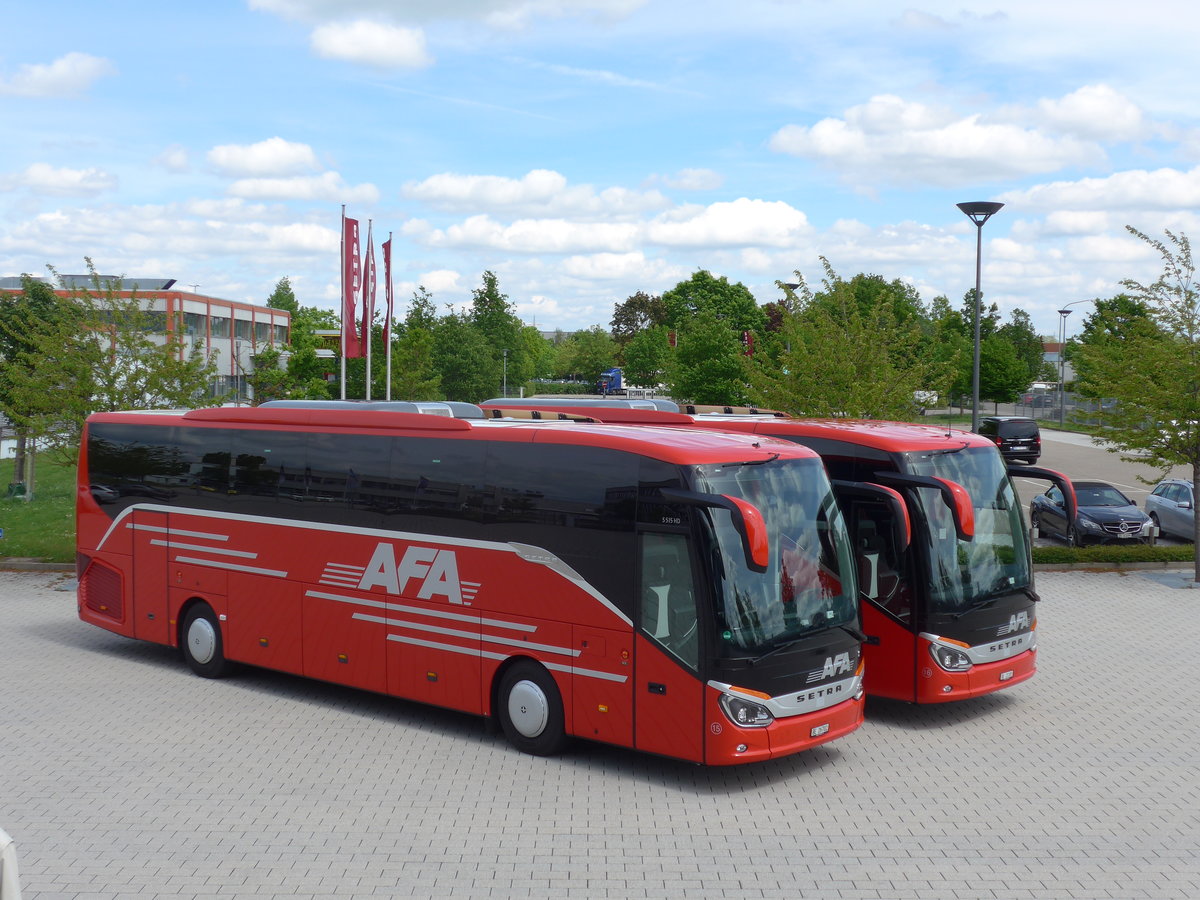 (171'191) - Fr die Schweiz: AFA Adelboden - Nr. 15/BE 26'702 - Setra am 20. Mai 2016 in Neu-Ulm, Setrawerk