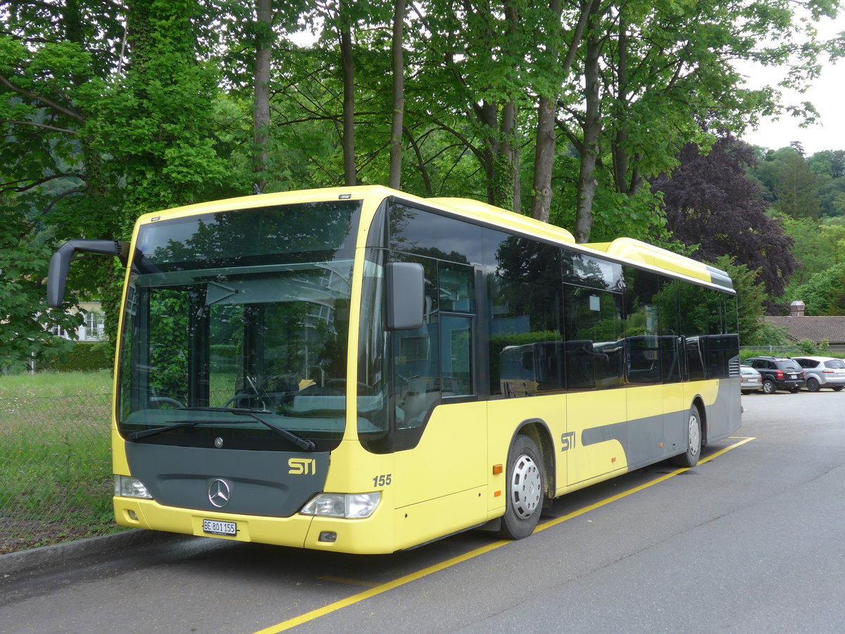 (171'524) - STI Thun - Nr. 155/BE 801'155 - Mercedes am 30. Mai 2016 bei der Schifflndte Thun