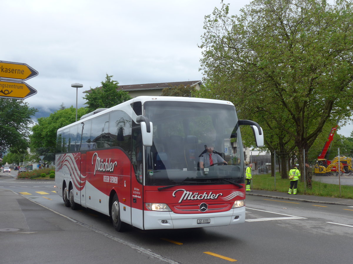 (171'893) - Mchler, Siebnen - SZ 6155 - Mercedes am 19. Juni 2016 in Thun, Dufourkaserne 