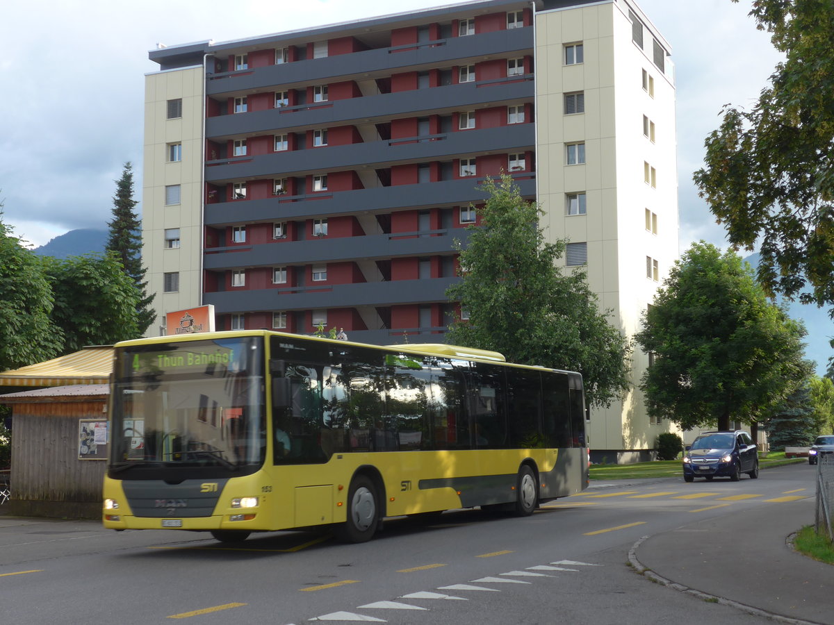 (172'770) - STI Thun - Nr. 153/BE 801'153 - MAN am 5. Juli 2016 in Thun, Allmendhof