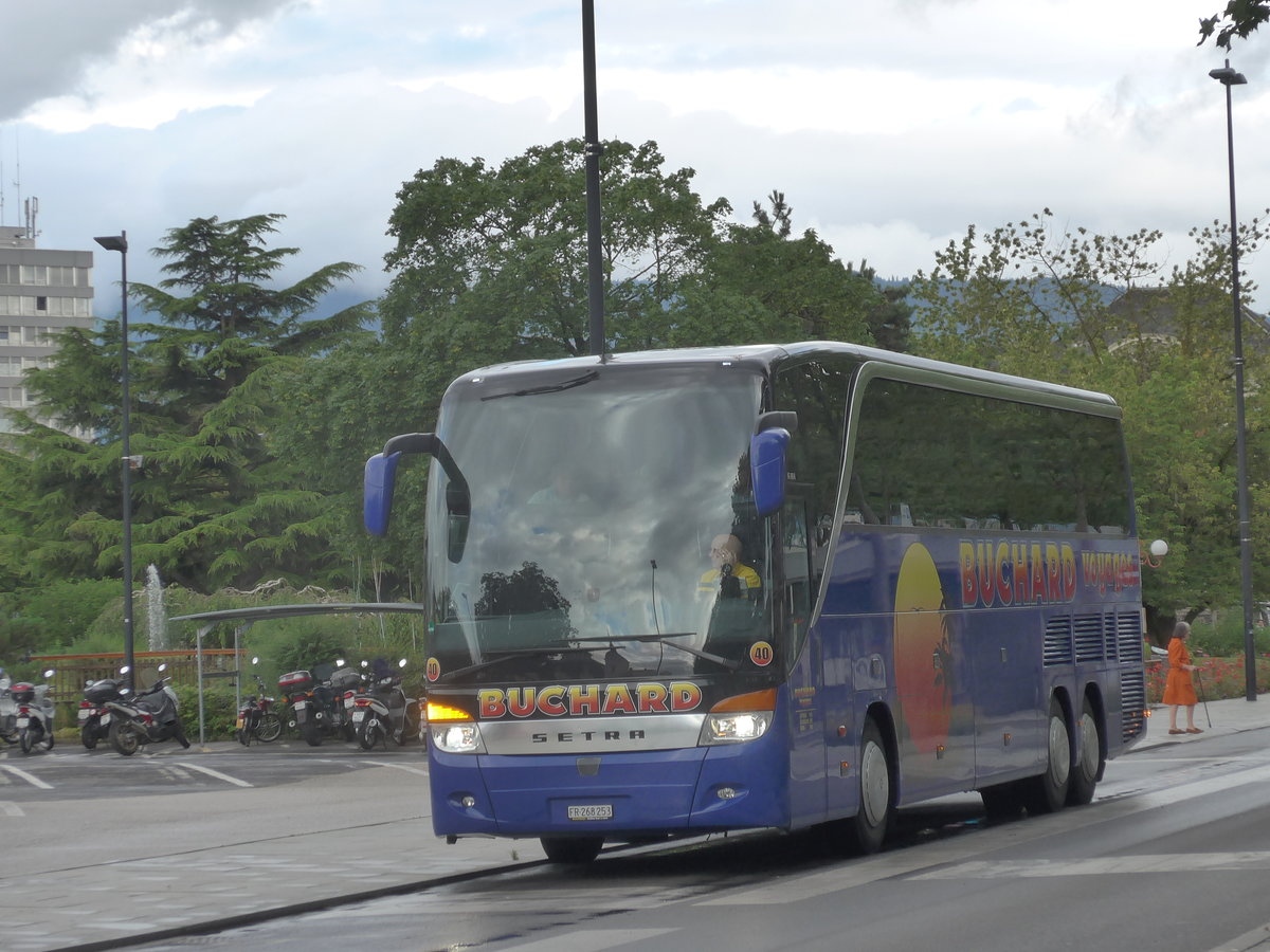 (172'885) - Buchard, Leytron - Nr. 40/FR 268'253 - Setra am 13. Juli 2016 beim Bahnhof Yverdon